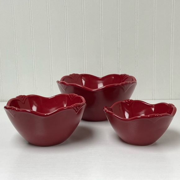 Princess House Dining Princess House 3pc Pavillion Berry Nesting